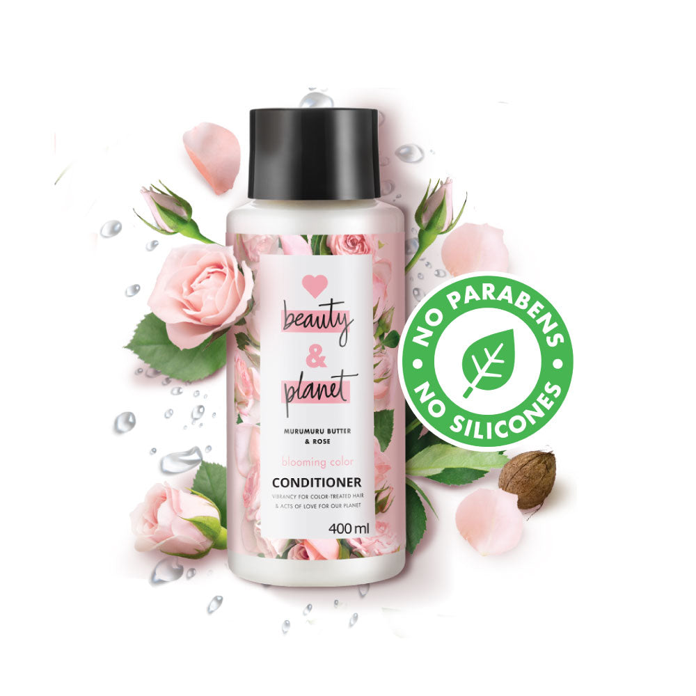 Love Beauty And Planet Vibrant Shine Shampoo, With Natural Murumuru Butter  and Rose for Colored, Dry & Damaged Hair, No Parabens, No Silicone - Price  in India, Buy Love Beauty And Planet