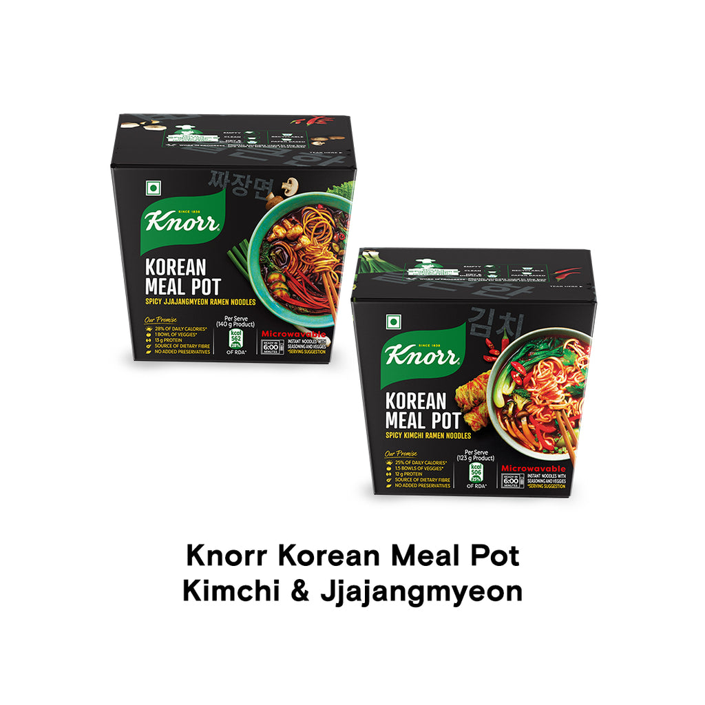 Knorr Korean Ramen Spicy Jjajangmyeon Veg Flavoured Instant