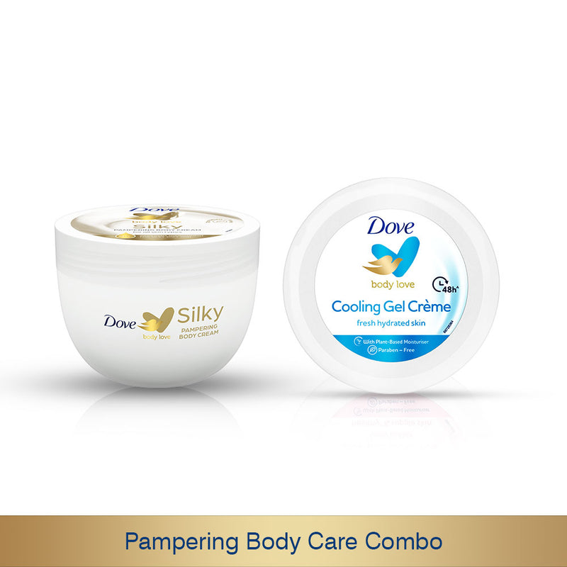 Dove Body Cream silky pampering for all skin types, 300 mL